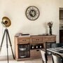 Voir la diapositive 3 : ATMOSPHERA Horloge Murale Vintage  Stella  57cm Naturel
