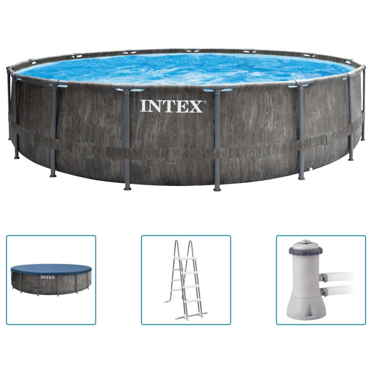 INTEX Intex Ensemble de piscine Greywood Prism Frame Premium 457x122 cm