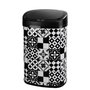 Voir la diapositive 2 : Kitchen move Poubelle automatique 58l inox motif carreau de ciment - bat-58ls06a tile black ss