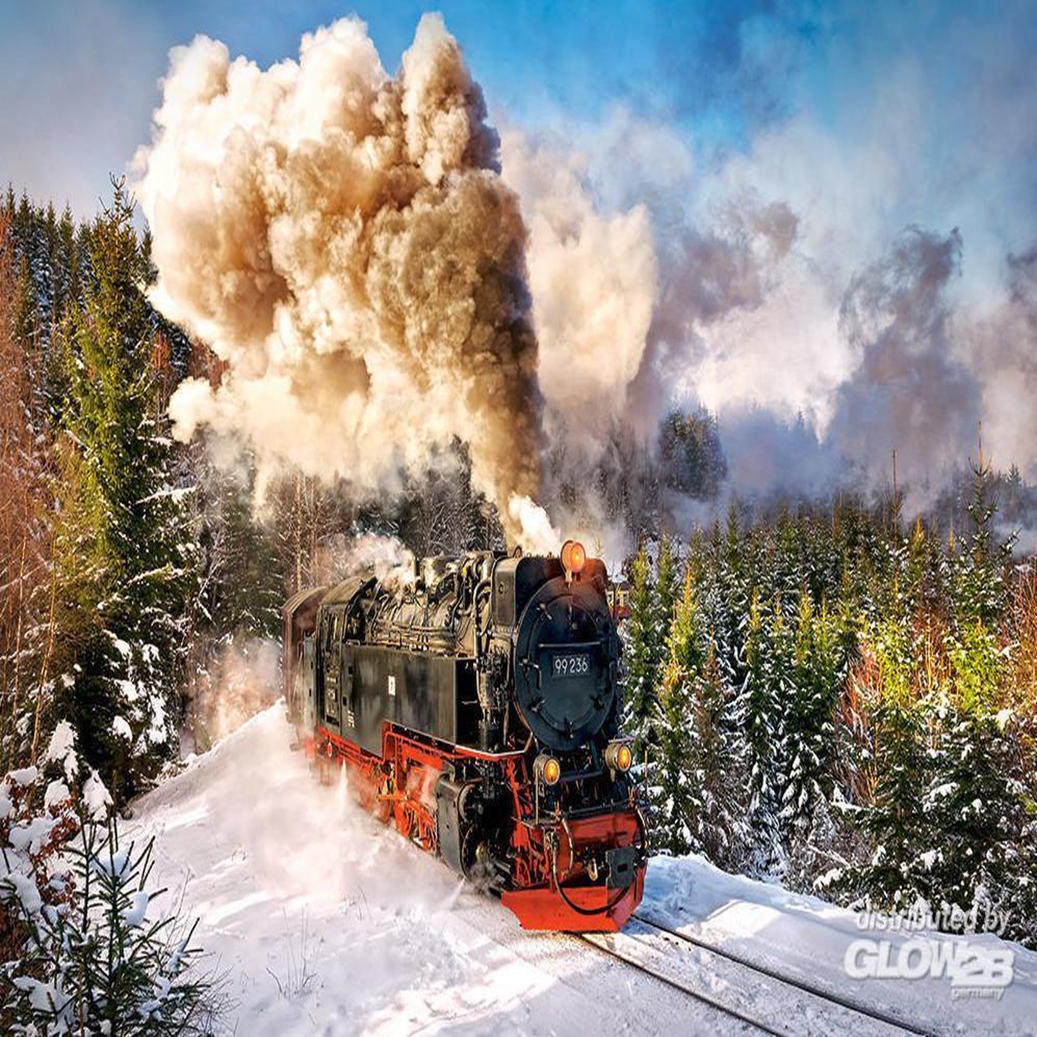 Voir la diapositive 4 : Castorland Puzzle 1000 pièces : le train à vapeur