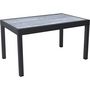 Voir la diapositive 1 : Habitat et Jardin Table de jardin en aluminium extensible  Lagos  - 140/280 x 90 x 76 cm - Gris