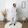 Voir la diapositive 5 : Paris Prix Combinaison Pyjama Adulte  Hibou  Gris