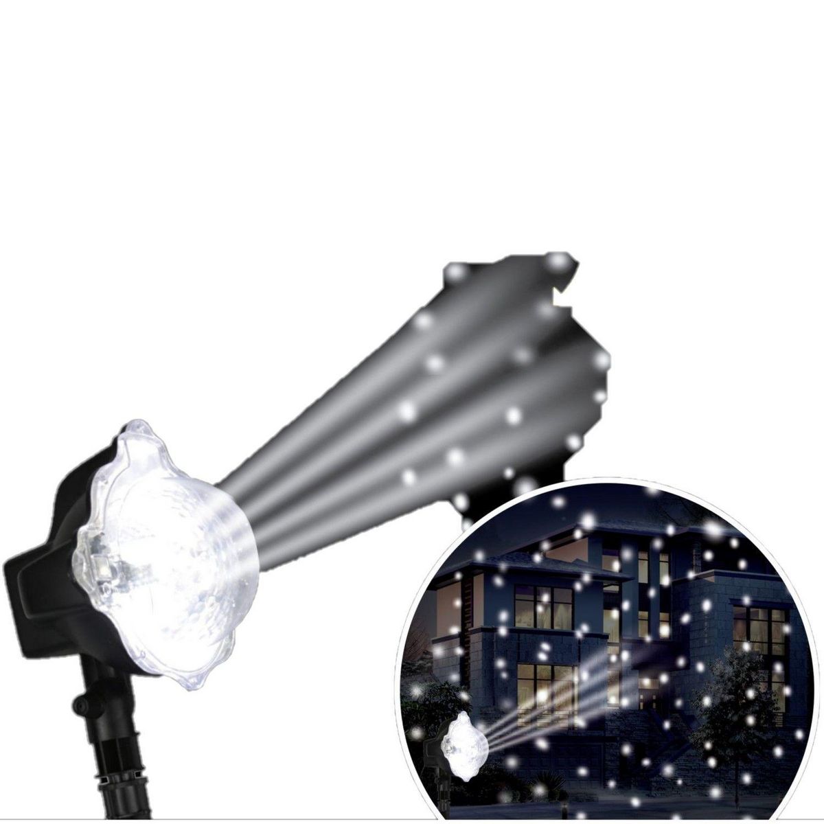 FEERIC LIGHT & CHRISTMAS Projecteur d'extérieur LED - effet neige