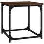 Voir la diapositive 2 : VIDAXL Table d appoint Chêne fumé 40x40x40 cm Bois d ingénierie