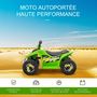 Voir la diapositive 4 : HOMCOM Quad électrique enfant - voiture électrique enfant - marche AV, AR - 6 V, V. max. 4,6 Km/h - vert