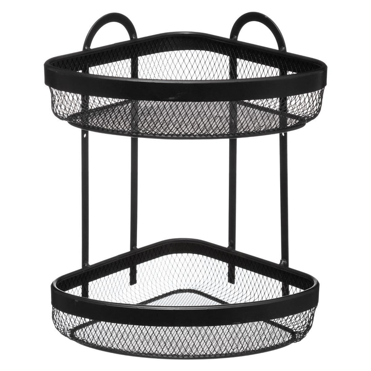 FIVE Étagère d'Angle 2 Niveaux  Mayaj  33cm Noir