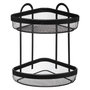 Voir la diapositive 1 : FIVE Étagère d'Angle 2 Niveaux  Mayaj  33cm Noir