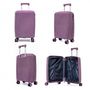 Voir la diapositive 3 : Bleucerise Valise cabine rigide Travel Light TSA 56cm Polypropylène