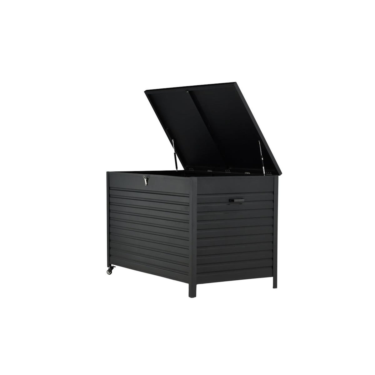 Paris Prix Coffre de Jardin en Métal  Tiana  150cm Noir