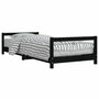 Voir la diapositive 2 : VIDAXL Cadre de lit pour enfants noir 90x190 cm bois de pin massif