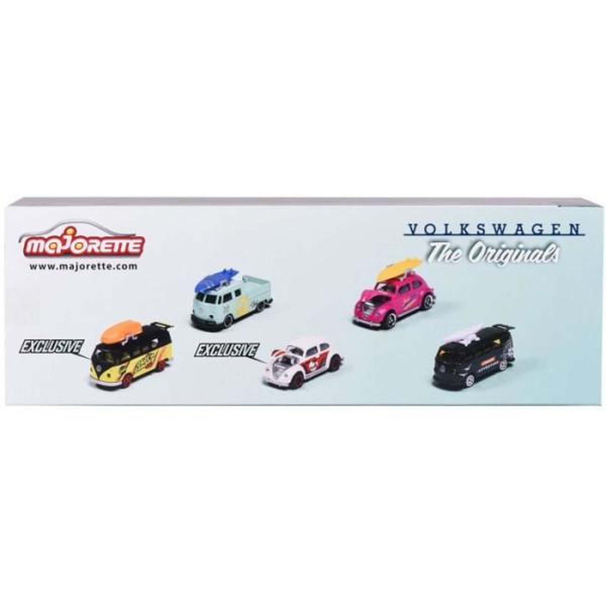Voir la diapositive 4 : Majorette Voitures Majorette Volkswagen The Originals Giftpack 5 pièces