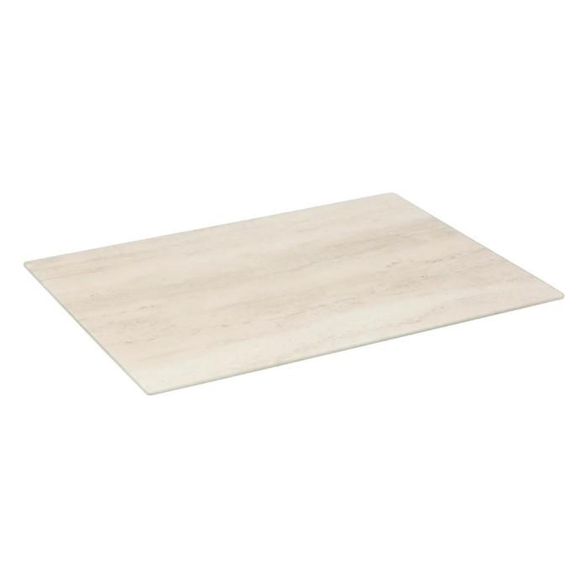 FIVE Planche à Découper en Verre  Effet Travertin  40cm Beige