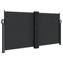Voir la diapositive 2 : VIDAXL Auvent lateral retractable noir 120x600 cm