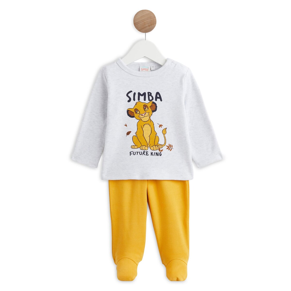 LE ROI LION Pyjama 2 pièces Simba bébé garçon