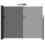 Voir la diapositive 5 : VIDAXL Auvent lateral retractable anthracite 160x600 cm