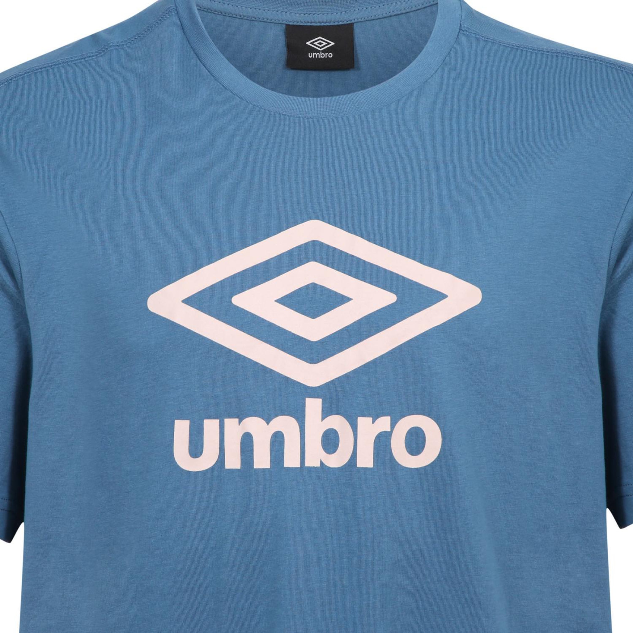 Voir la diapositive 2 : UMBRO Tee shirt homme col rond en coton 160GSM et logo imprimé 729280