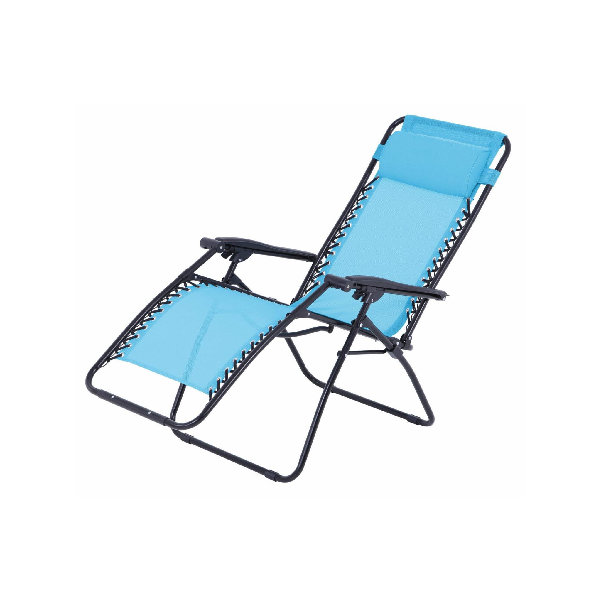 O'Colors Fauteuil relax de jardin - O'Colors - Multi positions - Bleu