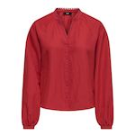 JACQUELINE DE YONG Blouse Manches  ongues  Femme JDY  oli. Coloris disponibles : Rouge