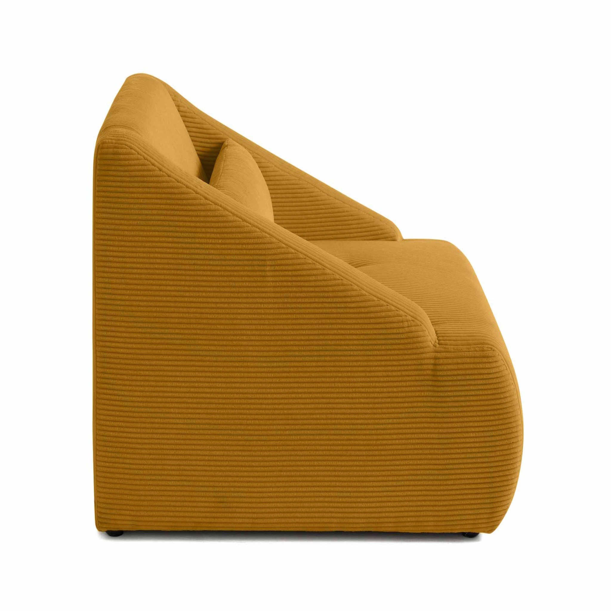 Voir la diapositive 5 : LISA DESIGN Onyx - fauteuil - en velours côtelé