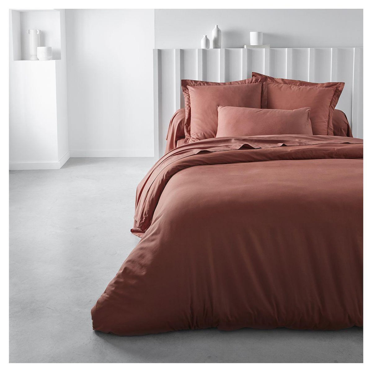 TODAY Housse de Couette unie en Coton 57 fils