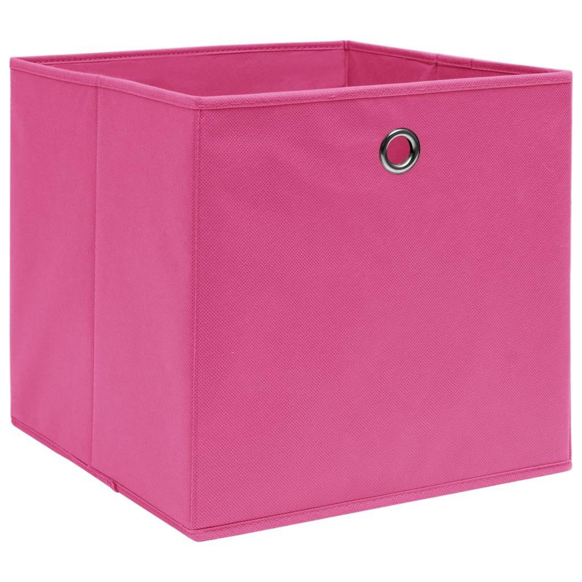 VIDAXL Boîtes de rangement 4 pcs Rose 32x32x32 cm Tissu