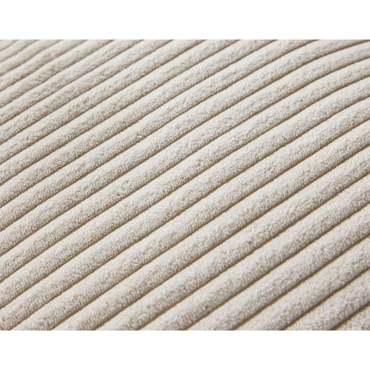 LISA DESIGN Garance - module d'assise 3 places avec accoudoir droit - en velours côtelé