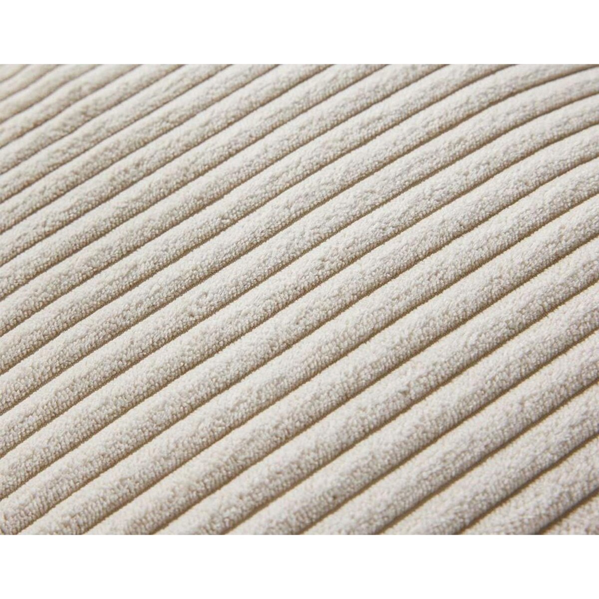 LISA DESIGN Garance - module d'assise 3 places avec accoudoir droit - en velours côtelé