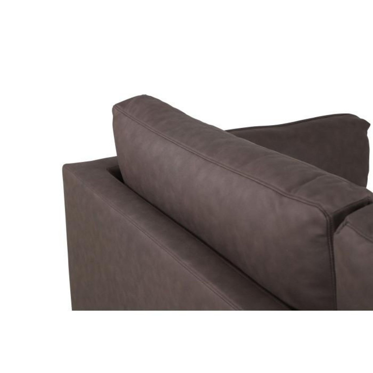 Paris Prix Canapé 3 Places en Microfibre  Boom  203cm Marron