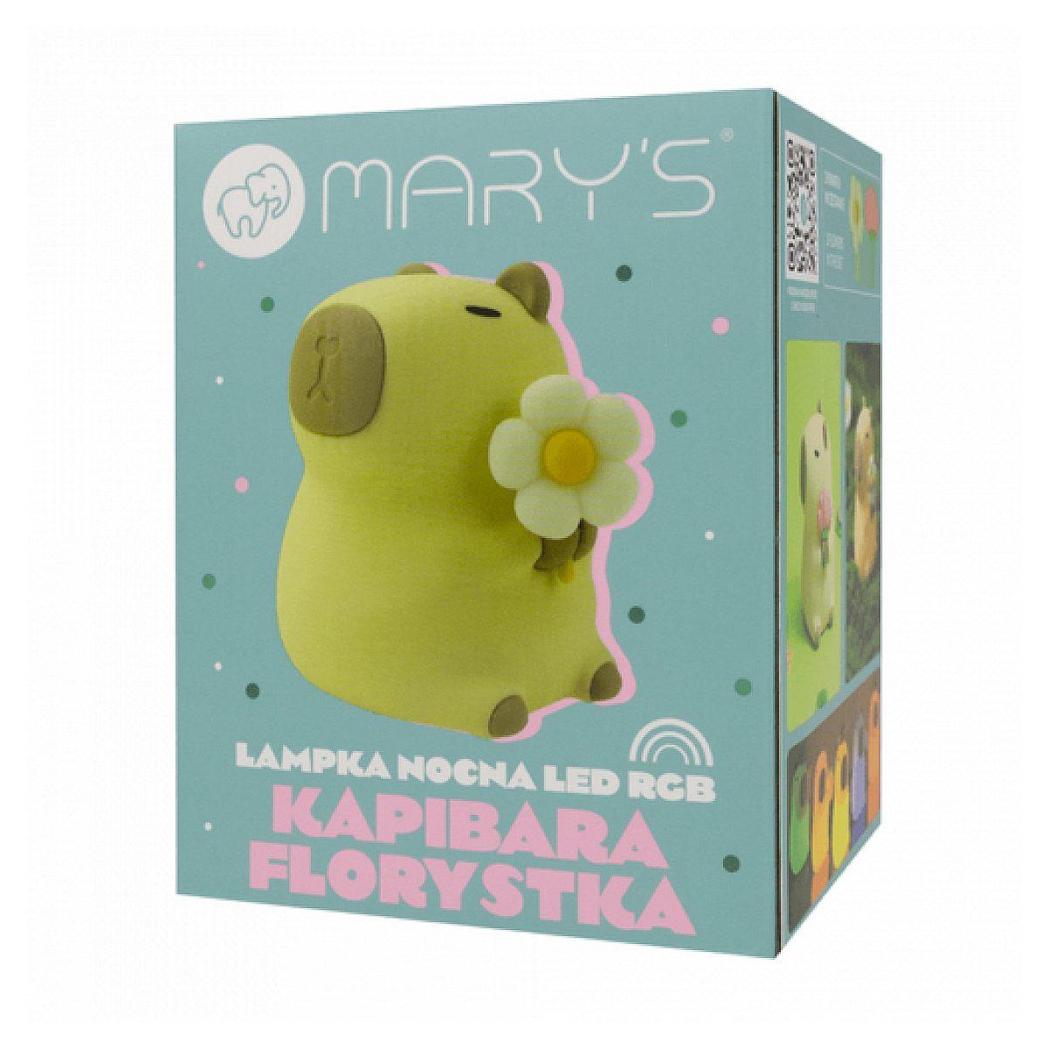 Voir la diapositive 4 : MARY'S Veilleuse led - kapibara florist