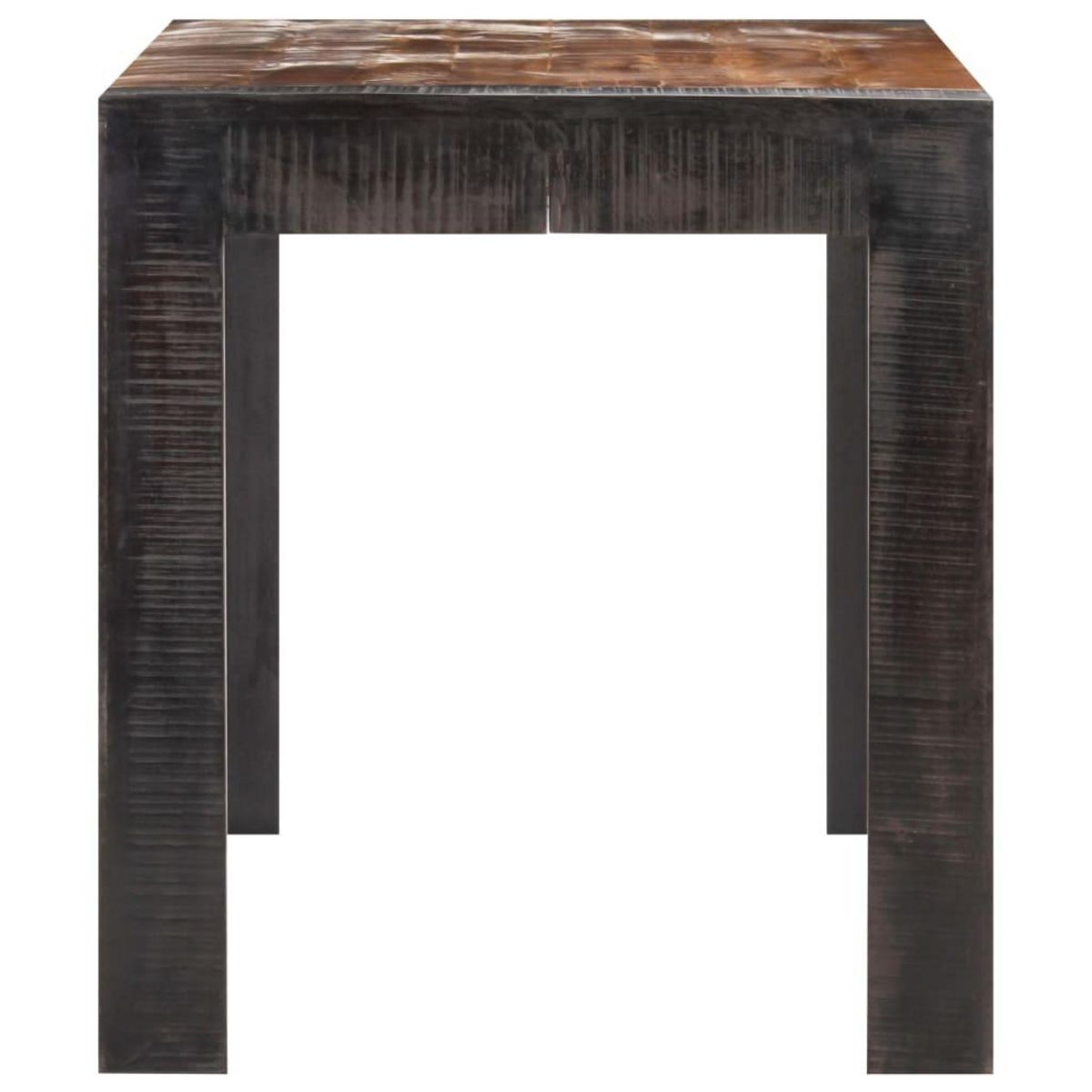 VIDAXL Table a manger 140x70x76 cm Bois de manguier brut massif