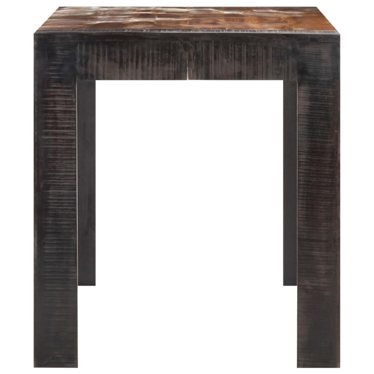 VIDAXL Table a manger 140x70x76 cm Bois de manguier brut massif