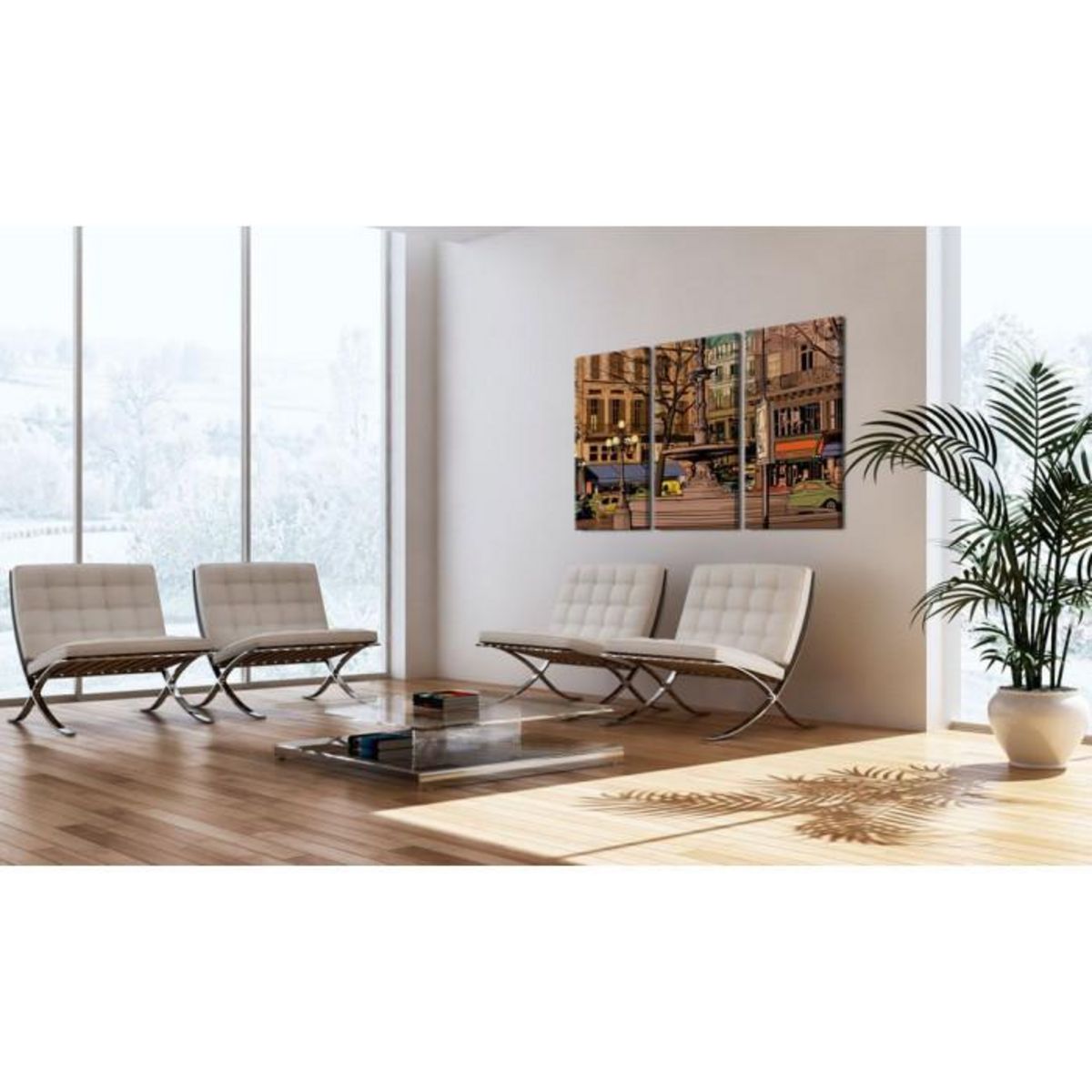 Paris Prix Tableau Imprimé  Soirée Calme à Paris