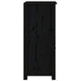 Voir la diapositive 6 : VIDAXL Buffet Noir 40x35x80 cm Bois massif de pin