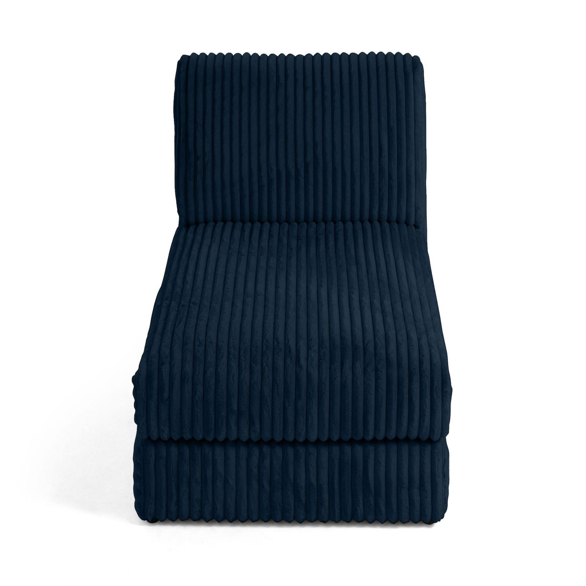 LISA DESIGN Jasper - module méridienne - en fausse fourrure côtelée