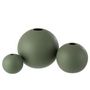 Voir la diapositive 2 : Paris Prix Vase Boule en Grès  Robby  25cm Vert