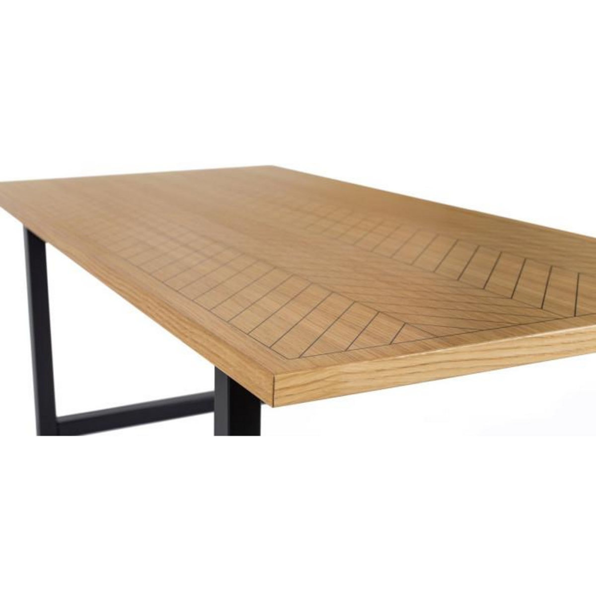 Paris Prix Table Basse Rectangulaire  Camden  120cm Chêne & Noir