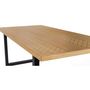 Voir la diapositive 5 : Paris Prix Table Basse Rectangulaire  Camden  120cm Chêne & Noir