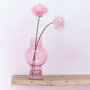 Voir la diapositive 3 : Paris Prix Vase Boule en Verre  Pinky Perfect  31cm Rose Clair