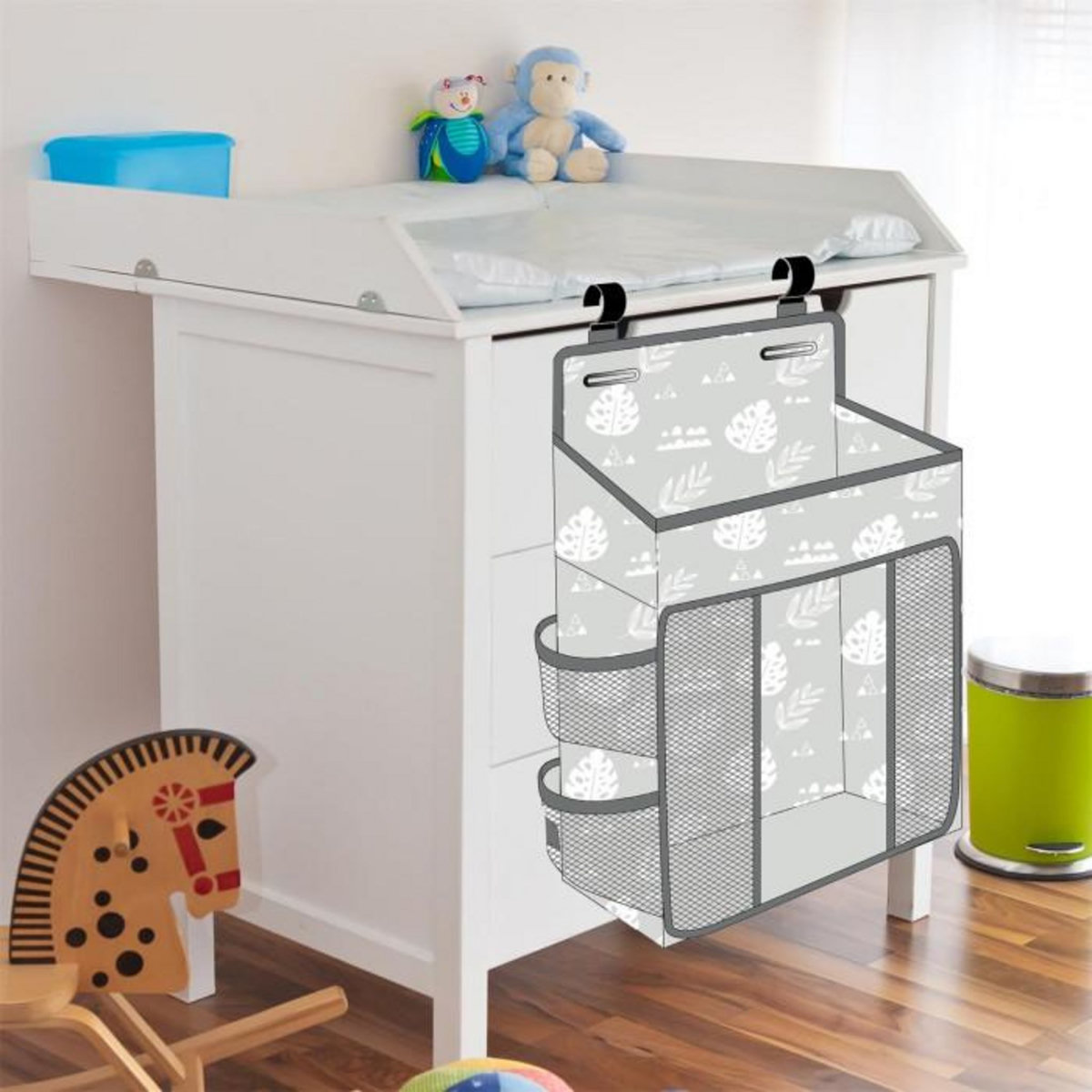 Paris Prix Organisateur de Table à Langer  Bébé  43cm Gris