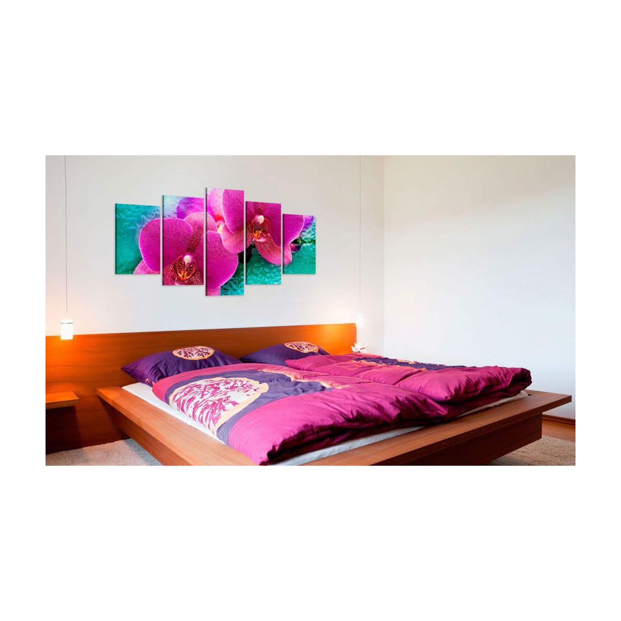 Voir la diapositive 2 : Paris Prix Tableau imprimé  exotic orchids