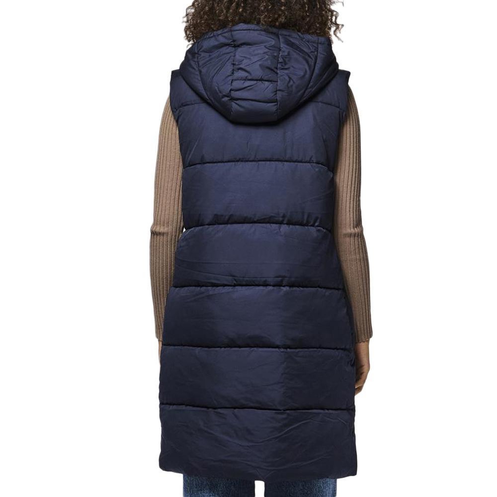 Voir la diapositive 2 : Pieces Doudoune Sans Manches Marine Femme Pieces Bee