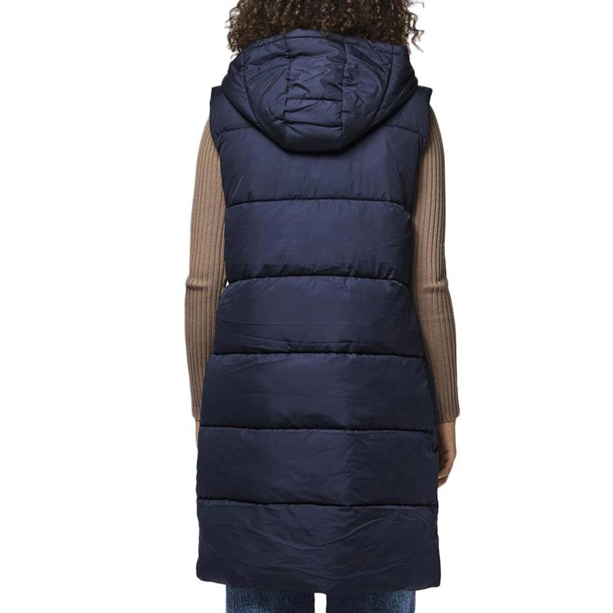 Pieces Doudoune Sans Manches Marine Femme Pieces Bee