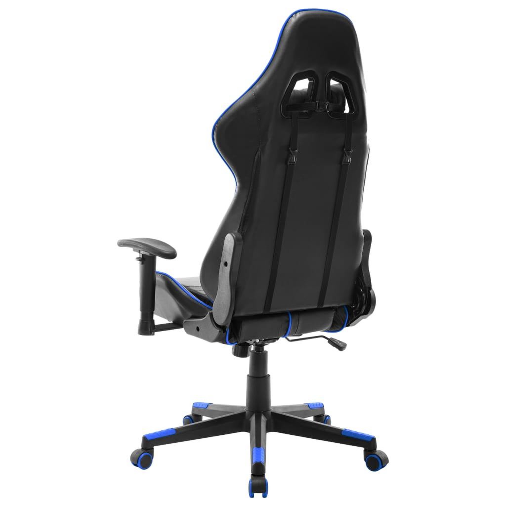 Voir la diapositive 4 : VIDAXL Chaise de jeu Noir et bleu Cuir artificiel