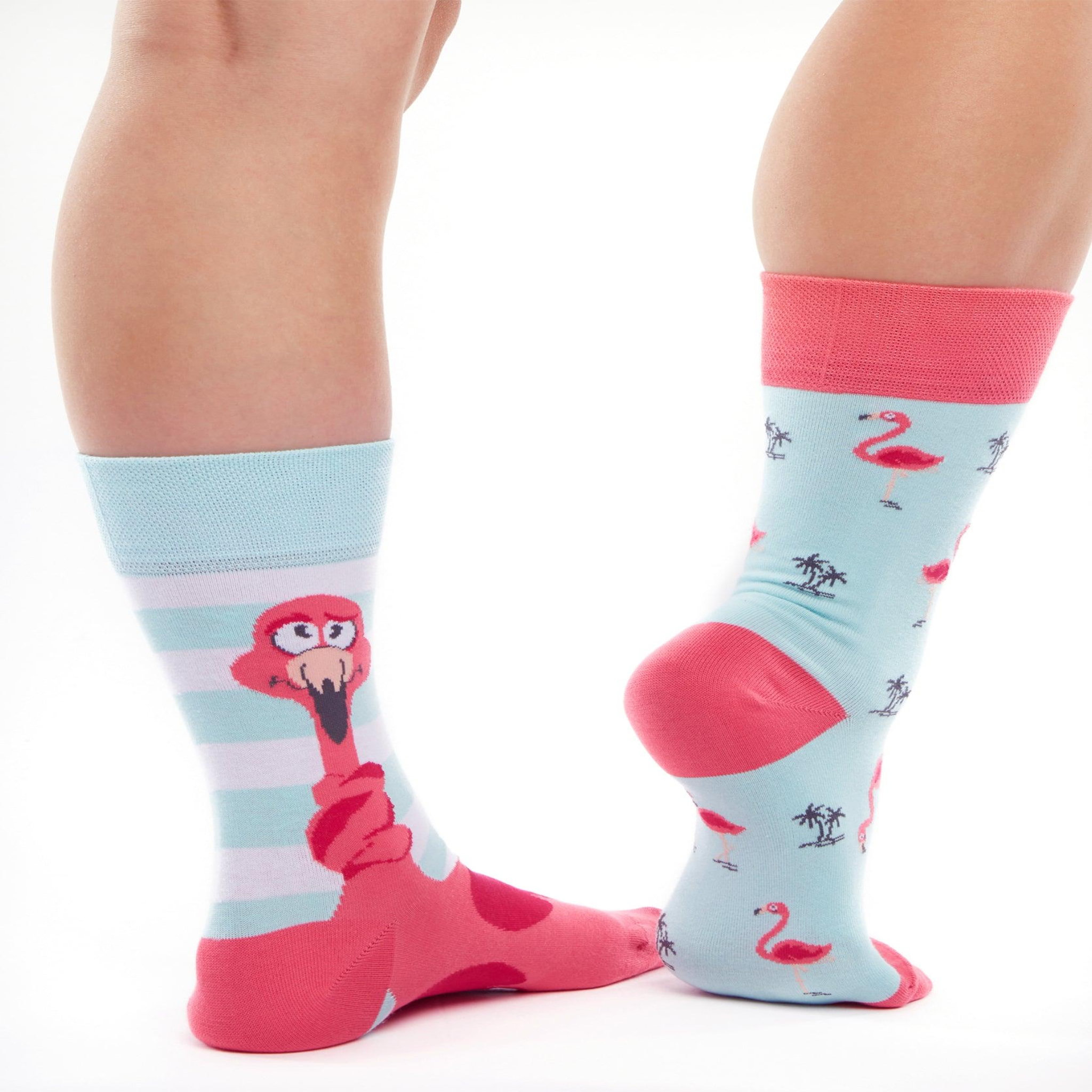Voir la diapositive 3 : DEDOLES Chaussettes nœuds de flamants
