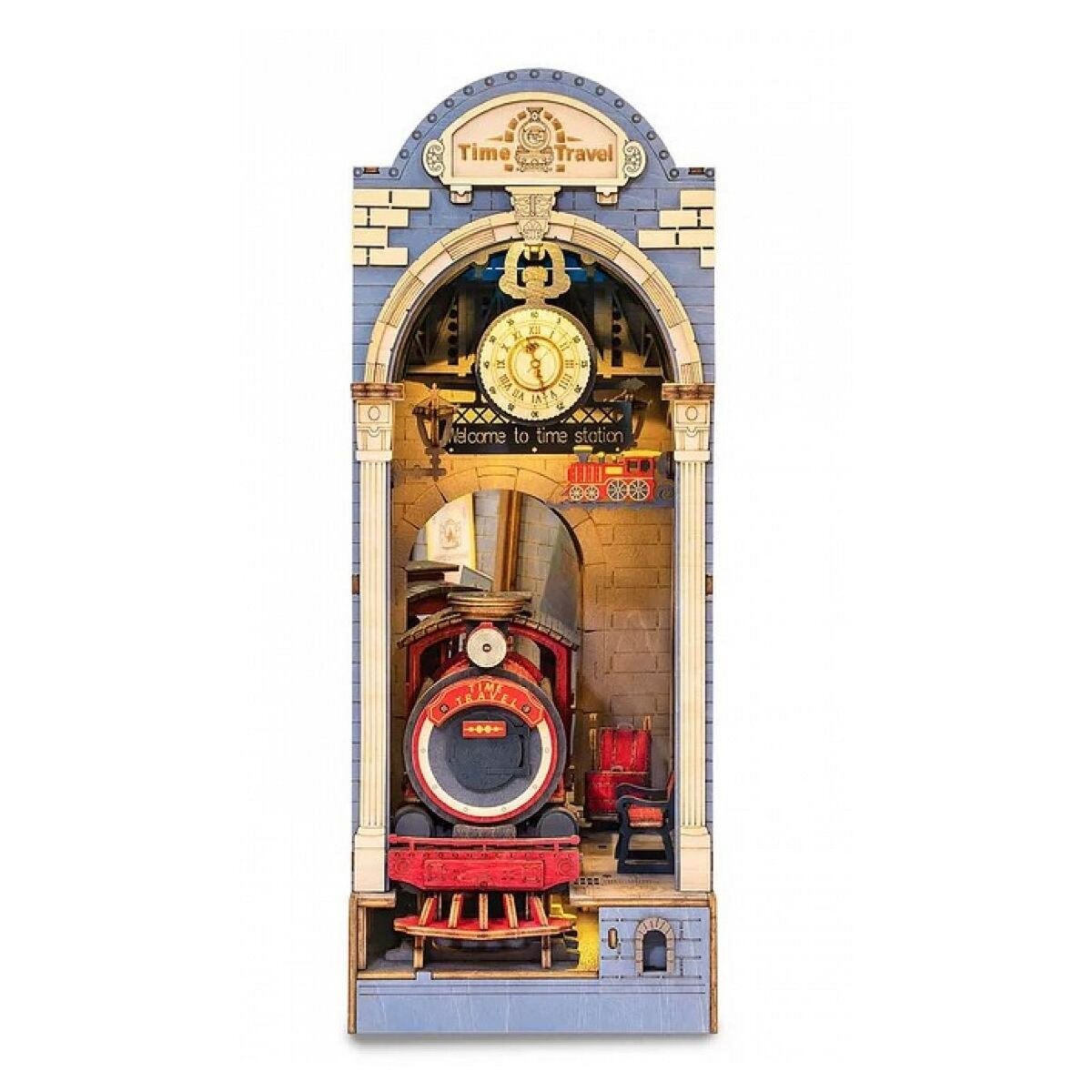 ROBOTIME Serre livre en bois Time Travel