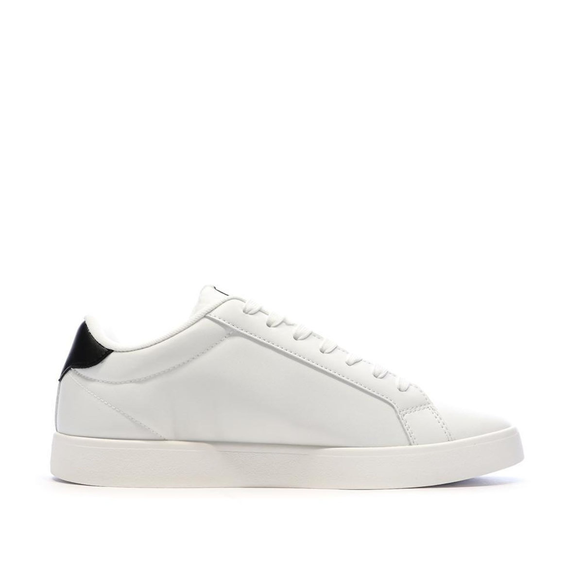 CALVIN KLEIN JEANS Baskets Blanches/Noires Homme Calvin Klein Jeans 3 Cupsole