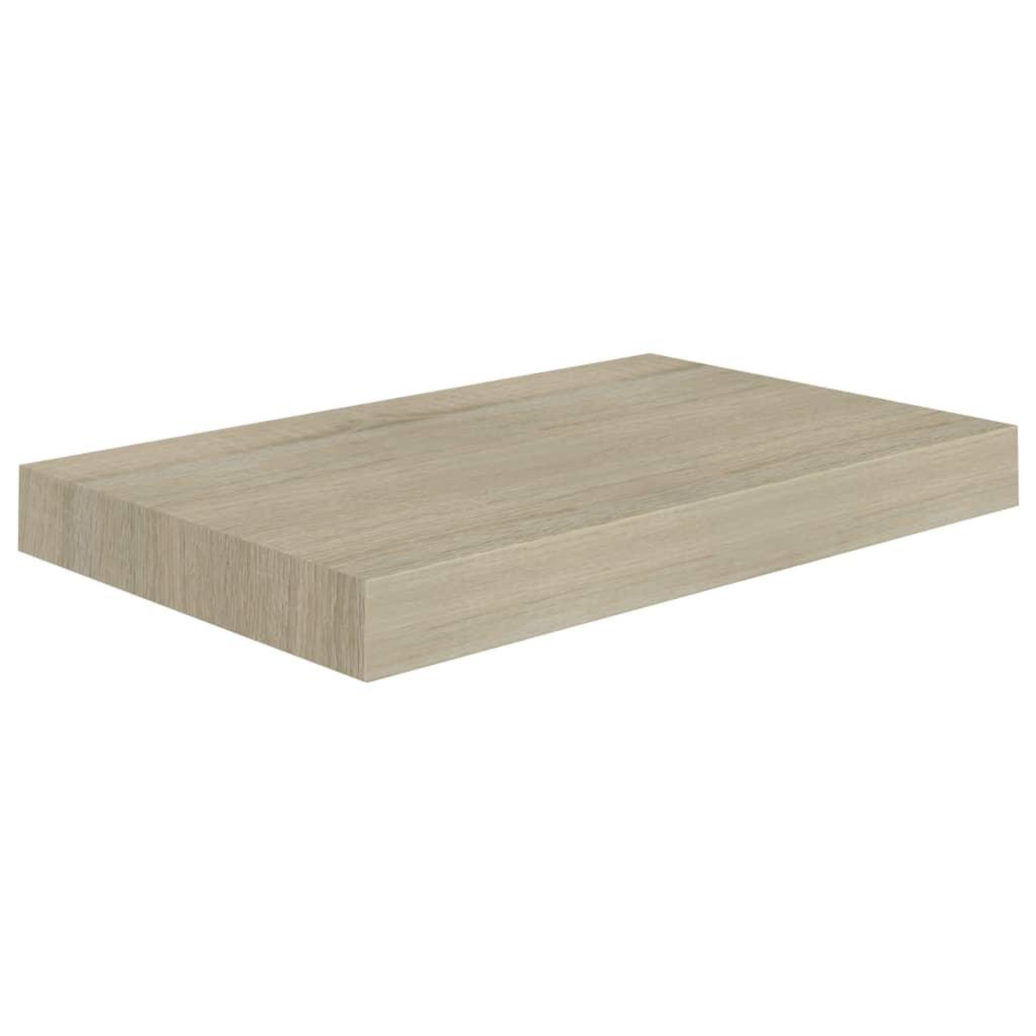 Voir la diapositive 4 : VIDAXL Etageres murales flottantes 2 pcs chene 40x23x3,8 cm MDF