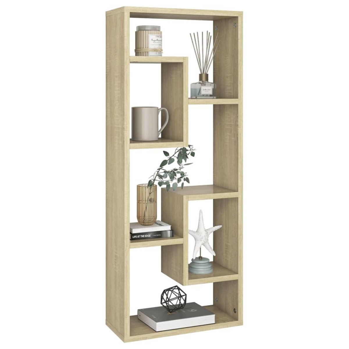 VIDAXL Etagere murale Chene sonoma 36x16x90 cm Bois d'ingenierie
