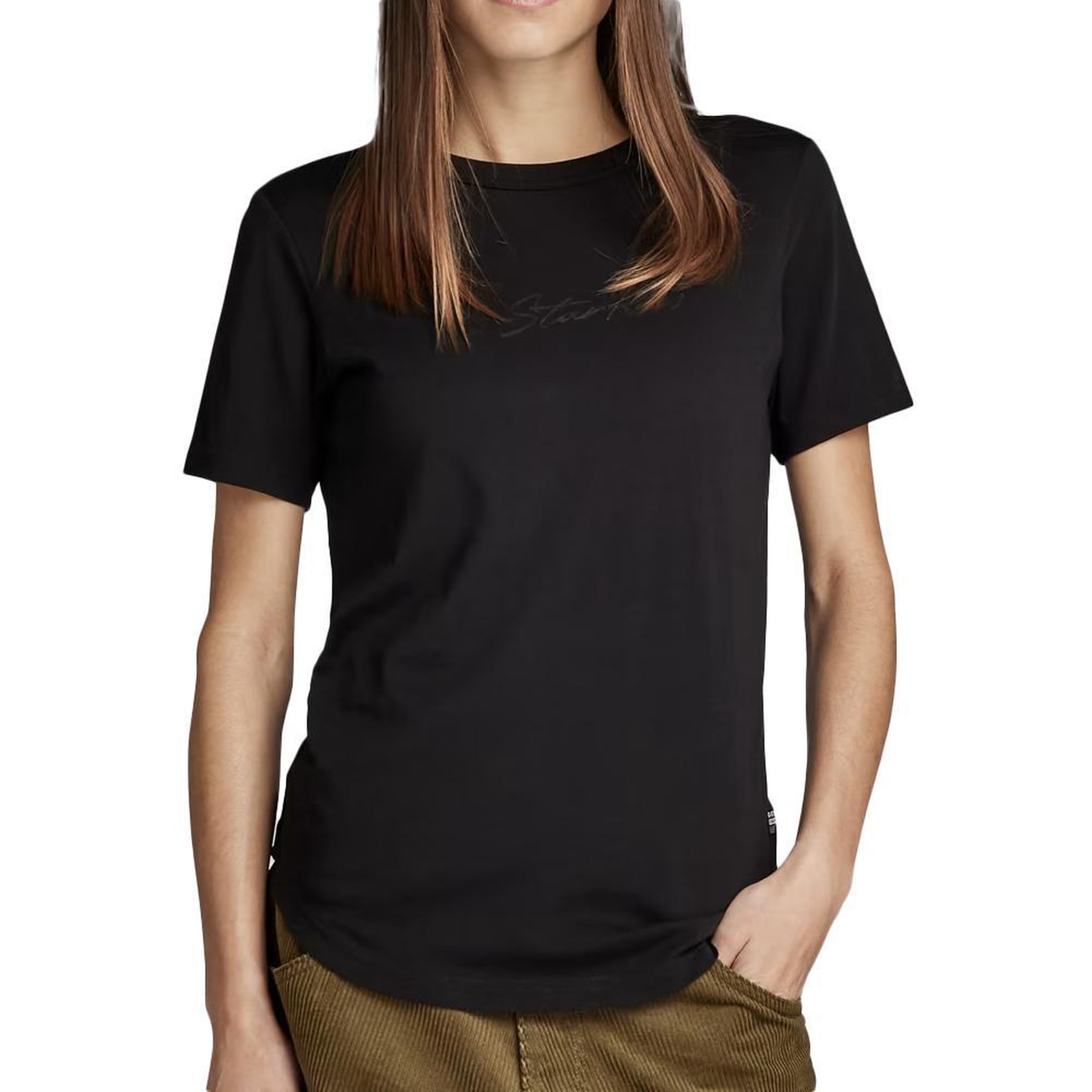 G-Star Raw T-shirt Noir Femme G-Star Raw Autograph. Coloris disponibles : Noir