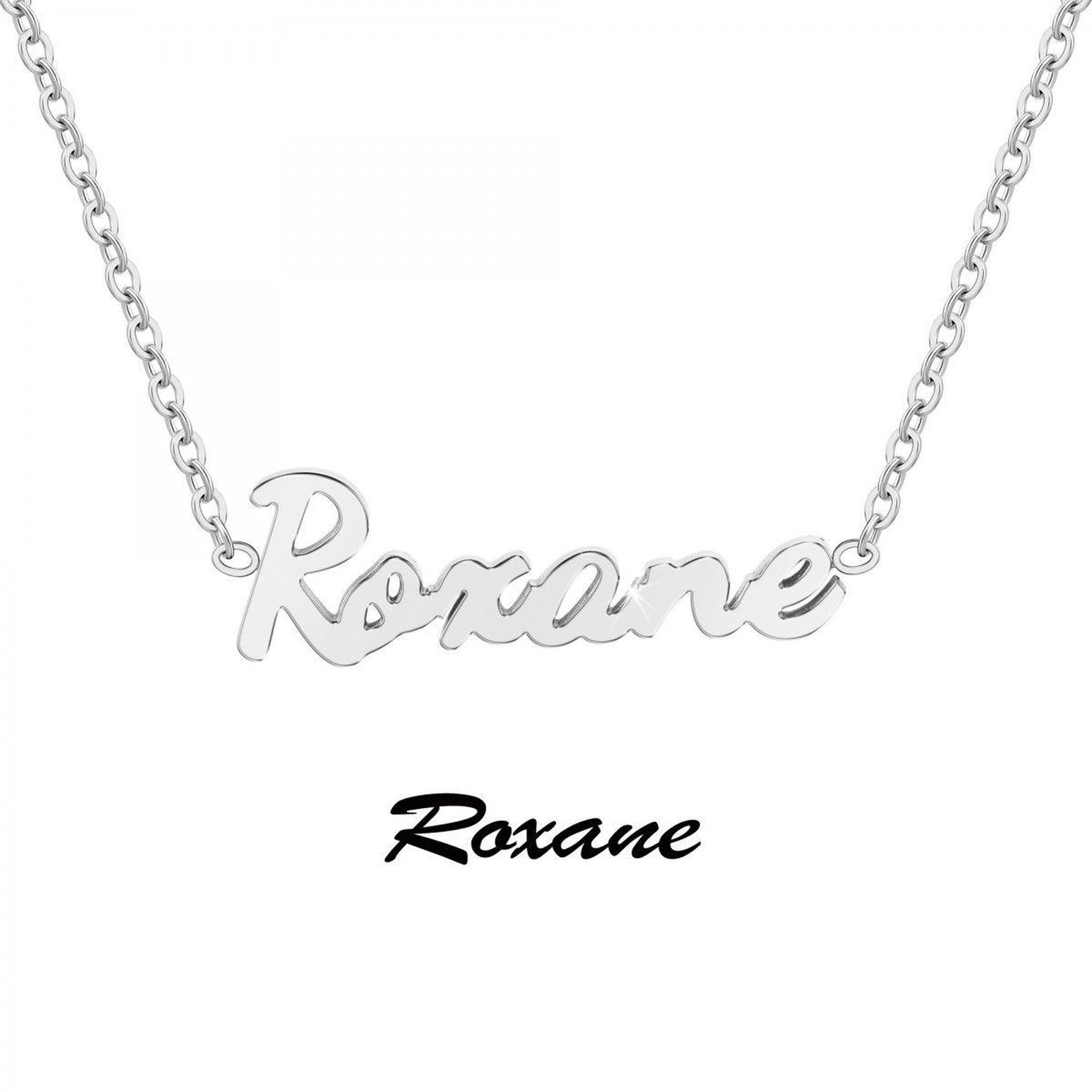 Voir la diapositive 3 : SC CRYSTAL Romane - Collier prénom Roxane